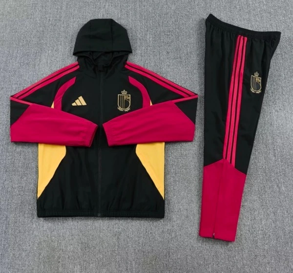 Conjunto Completo Rompevientos Bélgica 2026 Rojo Bélgica Conjunto 2026 Rojo - Bélgica Barata | tiendasdefutboles