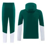 Conjunto Completo Rompevientos Italia 2026 Verde Blanco