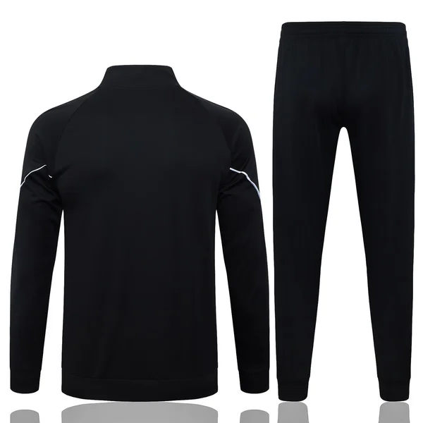 Conjunto Completo Ropa Deportiva Con Cremallera Larga AC Milan 2025 2026 Negro II Rojo AC Milan Conjunto 2025 2026 Negro - Maglia Ac Milan | tiendasdefutboles