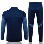 Conjunto Completo Ropa Deportiva Con Cremallera Larga Al Nassr 2025 2026 Azul Marino