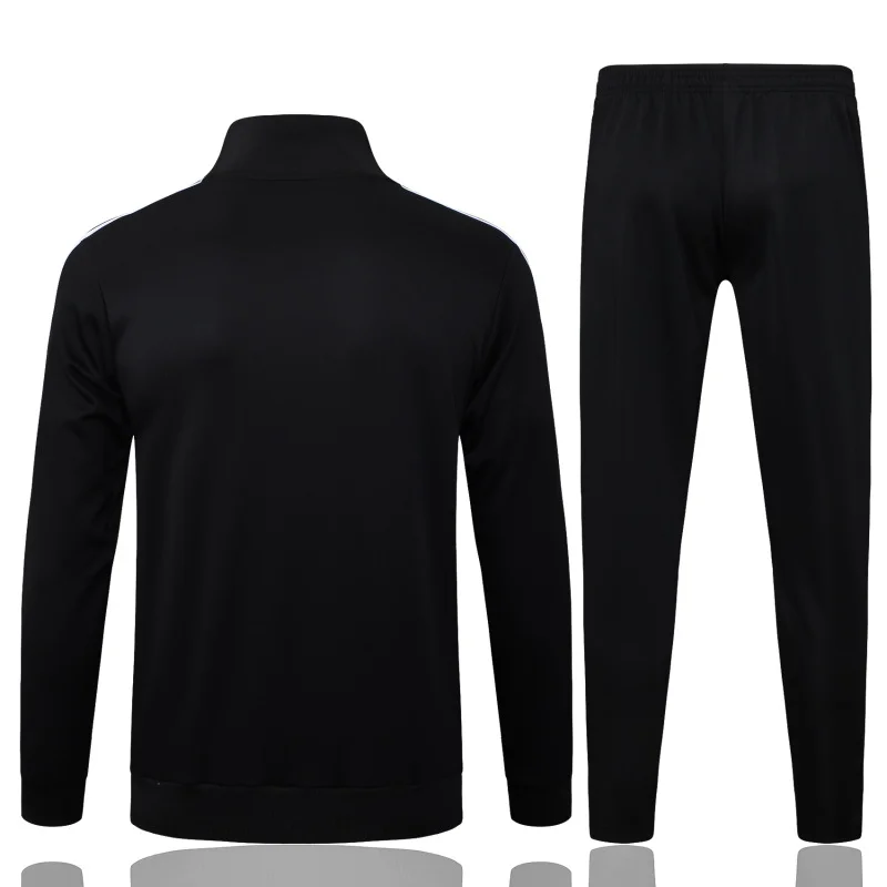 Conjunto Completo Ropa Deportiva Con Cremallera Larga Alemania 2025 Negro Blanco Alemania Conjunto 2025 Negro - Tuta Alemania | tiendasdefutboles