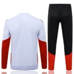 Conjunto Completo Ropa Deportiva Con Cremallera Larga Alemania 2026 Blanco Rojo Amarillo