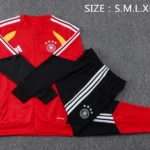 Conjunto Completo Ropa Deportiva Con Cremallera Larga Alemania 2026 Rojo Amarillo Negro