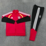 Conjunto Completo Ropa Deportiva Con Cremallera Larga Alemania 2026 Rojo I Amarillo Negro