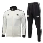 Conjunto Completo Ropa Deportiva Con Cremallera Larga Alemania 2026 Negro Blanco