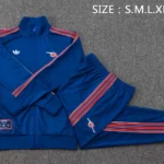 Conjunto Completo Ropa Deportiva Con Cremallera Larga Arsenal 2025 2026 Azul I Marino