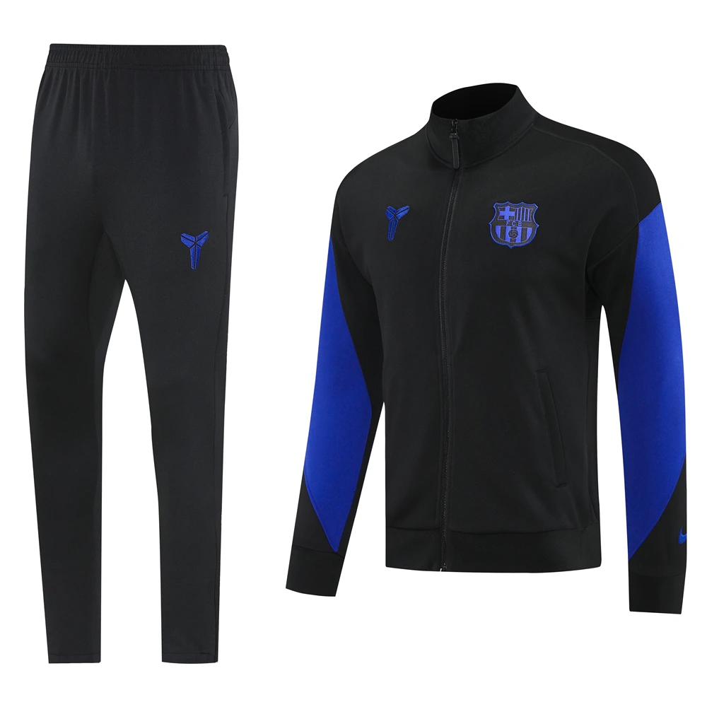 Conjunto Completo Ropa Deportiva Con Cremallera Larga Barcelona 2025 2026 Azul Naranja FC Barcelona Conjunto 2025 2026 Azul - Tuta FC Barcelona | tiendasdefutboles