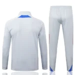 Conjunto Completo Ropa Deportiva Con Cremallera Larga Bayern Múnich 2025 2026 Gris Azul Rojo