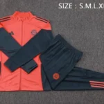 Conjunto Completo Ropa Deportiva Con Cremallera Larga Bayern Múnich 2025 2026 Naranja