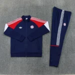 Conjunto Completo Ropa Deportiva Con Cremallera Larga Bayern Múnich 2025 2026 Rojo I Blanco
