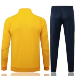 Conjunto Completo Ropa Deportiva Con Cremallera Larga Boca Juniors 2024 2025 Amarillo Azul