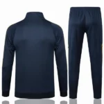 Conjunto Completo Ropa Deportiva Con Cremallera Larga Boca Juniors 2024 2025 Azul Marino