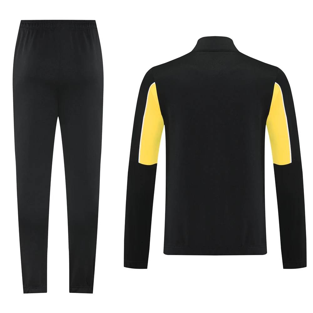Conjunto Completo Ropa Deportiva Con Cremallera Larga Borussia Dortmund 2025 2026 Negro Amarillo Borussia Dortmund Conjunto 2025 2026 Negro - Tuta Borussia Dortmund | tiendasdefutboles