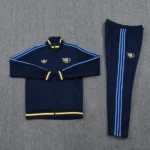 Conjunto Completo Ropa Deportiva Con Cremallera Larga Colombia 2026 Azul Marino