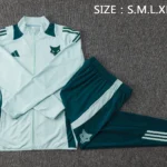 Conjunto Completo Ropa Deportiva Con Cremallera Larga Cruzeiro 2025 2026 I Verde