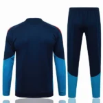 Conjunto Completo Ropa Deportiva Con Cremallera Larga España 2026 Azul Marino