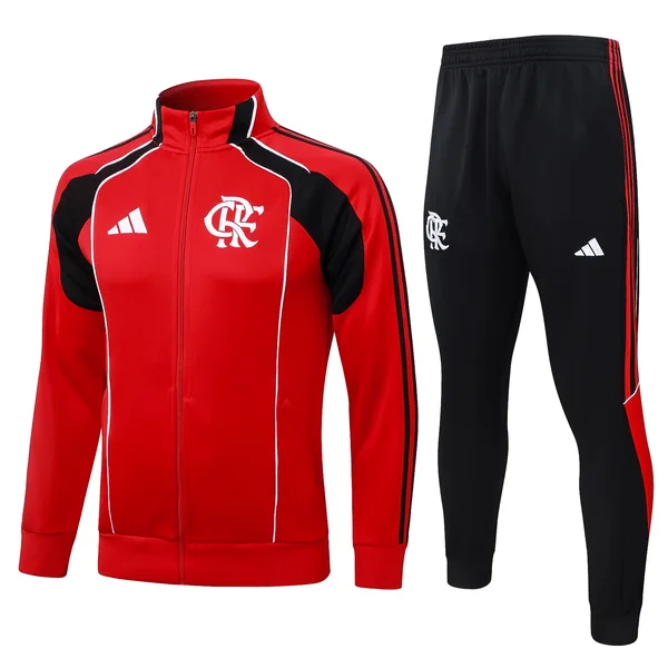 Conjunto Completo Ropa Deportiva Con Cremallera Larga Flamengo 2025 2026 Rojo Negro Flamengo Conjunto 2025 2026 Rojo - Maglia Flamengo | tiendasdefutboles