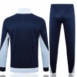 Conjunto Completo Ropa Deportiva Con Cremallera Larga Francia 2025 Azul