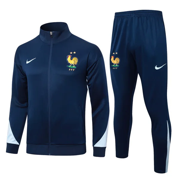 Conjunto Completo Ropa Deportiva Con Cremallera Larga Francia 2025 Azul Francia Conjunto 2025 Azul - Maglia Francia 2026 | tiendasdefutboles