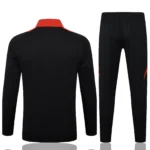 Conjunto Completo Ropa Deportiva Con Cremallera Larga Internacional 2025 2026 Negro