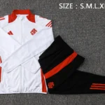 Conjunto Completo Ropa Deportiva Con Cremallera Larga Internacional 2025 2026 Negro