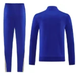 Conjunto Completo Ropa Deportiva Con Cremallera Larga Italia 2026 Azul Amarillo