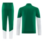 Conjunto Completo Ropa Deportiva Con Cremallera Larga Italia 2026 Verde I Blanco