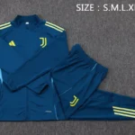 Conjunto Completo Ropa Deportiva Con Cremallera Larga Juventus 2025 2026 Azul