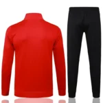Conjunto Completo Ropa Deportiva Con Cremallera Larga Manchester United 2025 2026 Rojo I Negro