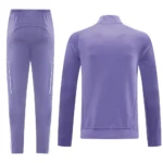 Conjunto Completo Ropa Deportiva Con Cremallera Larga Manchester United 2025 2026 Purpura