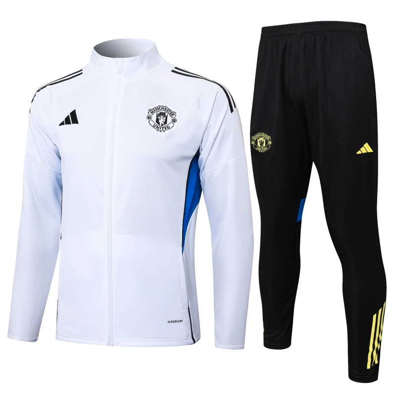 Conjunto Completo Ropa Deportiva Con Cremallera Larga Manchester United 2024 2025 Azul Manchester United Conjunto 2024 2025 Azul - Maglia Manchester United | tiendasdefutboles