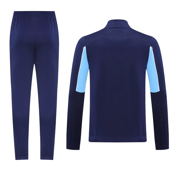Conjunto Completo Ropa Deportiva Con Cremallera Larga Marsella 2025 2026 Azul Marsella Conjunto 2025 2026 Azul - Tuta Marsella | tiendasdefutboles
