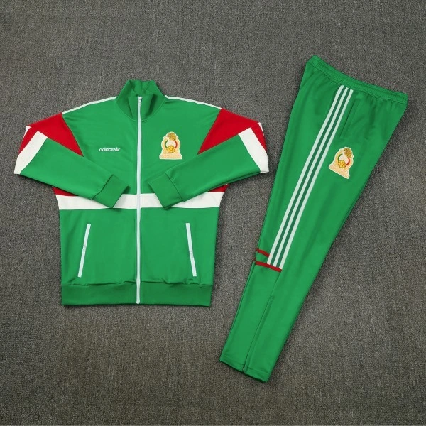 Conjunto Completo Ropa Deportiva Con Cremallera Larga México 2026 Negro México Conjunto 2026 Negro - México Barata | tiendasdefutboles