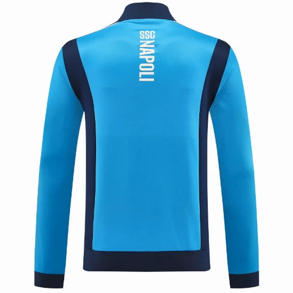 Conjunto Completo Ropa Deportiva Con Cremallera Larga Napoli 2025 2026 Azul II Marino SSC Napoli Conjunto 2025 2026 Azul - Ssc Napoli Equipacion | tiendasdefutboles