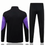 Conjunto Completo Ropa Deportiva Con Cremallera Larga Niños Barcelona 2025 2026 Negro I Purpura