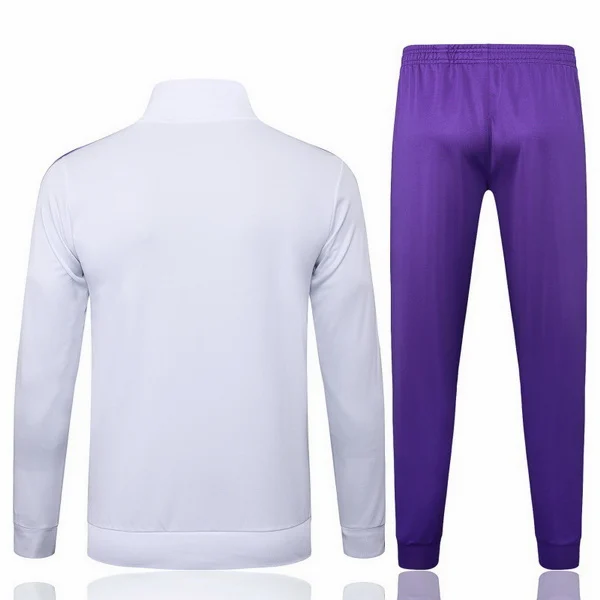 Conjunto Completo Ropa Deportiva Con Cremallera Larga Niños Real Madrid 2025 2026 Blanco Negro Verde Real Madrid Niños Conjunto 2025 2026 Blanco - Tuta Real Madrid Niños | tiendasdefutboles