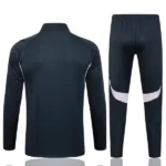 Conjunto Completo Ropa Deportiva Con Cremallera Larga Niños Real Madrid 2025 2026 Gris Marino