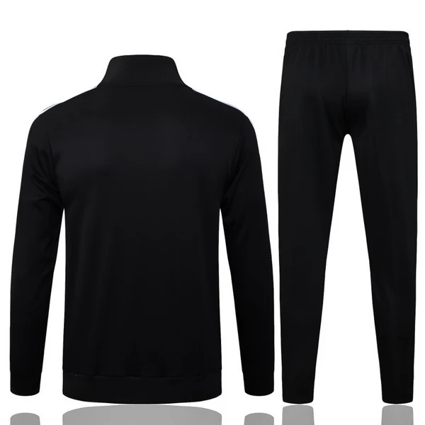 Conjunto Completo Ropa Deportiva Con Cremallera Larga Niños Alemania 2025 Negro Blanco Alemania Niños Conjunto 2025 Negro - Equipacion Alemania Niños | tiendasdefutboles