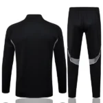 Conjunto Completo Ropa Deportiva Con Cremallera Larga Niños Alemania 2025 Negro I Blanco