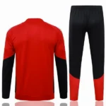 Conjunto Completo Ropa Deportiva Con Cremallera Larga Niños Alemania 2026 Rojo Amarillo Negro