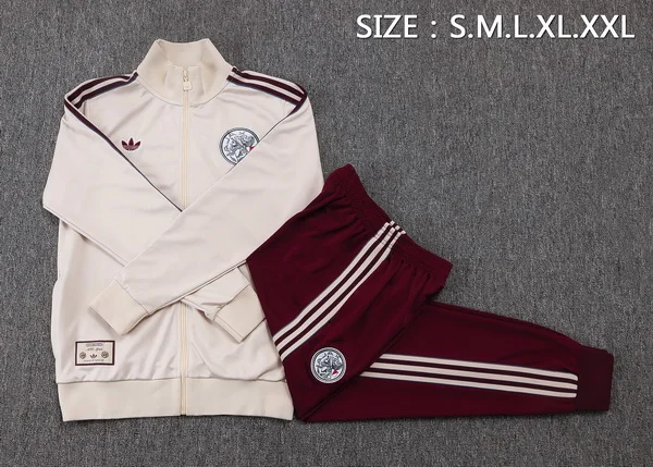 Conjunto Completo Ropa Deportiva Con Cremallera Larga Niños Ajax 2025 2026 Amarillo Rojo Ajax Niños Conjunto 2025 2026 Amarillo - Ajax Niños Barata | tiendasdefutboles