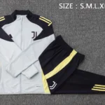 Conjunto Completo Ropa Deportiva Con Cremallera Larga Niños Juventus 2025 2026 Negro Rosa