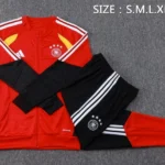 Conjunto Completo Ropa Deportiva Con Cremallera Larga Niños Alemania 2026 Rojo Amarillo Negro
