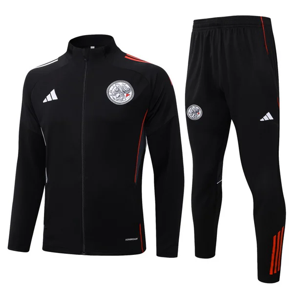 Conjunto Completo Ropa Deportiva Con Cremallera Larga Niños Ajax 2025 2026 Negro Ajax Niños Conjunto 2025 2026 Negro - Ajax Niños Barata | tiendasdefutboles