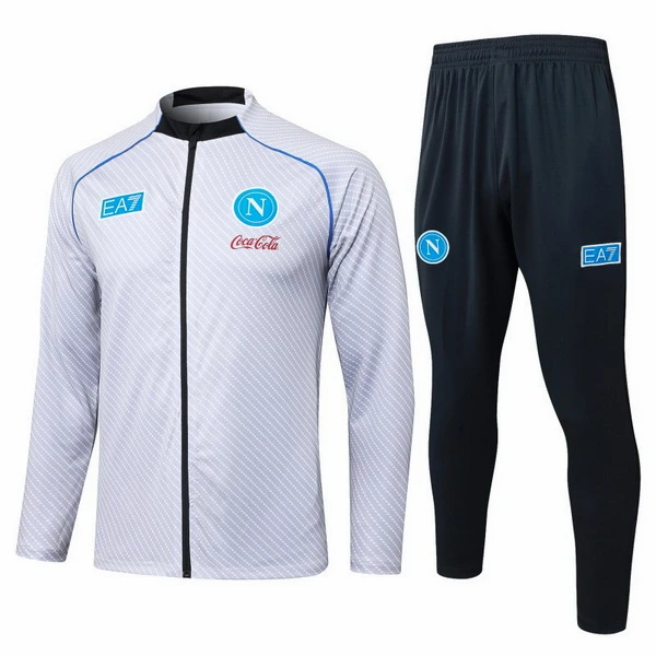 Conjunto Completo Ropa Deportiva Con Cremallera Larga Niños Napoli 2025 2026 Azul Negro SSC Napoli Niños Conjunto 2025 2026 Azul - Tuta SSC Napoli Niños | tiendasdefutboles