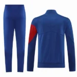 Conjunto Completo Ropa Deportiva Con Cremallera Larga Paris Saint Germain 2025 2026 Azul Rojo