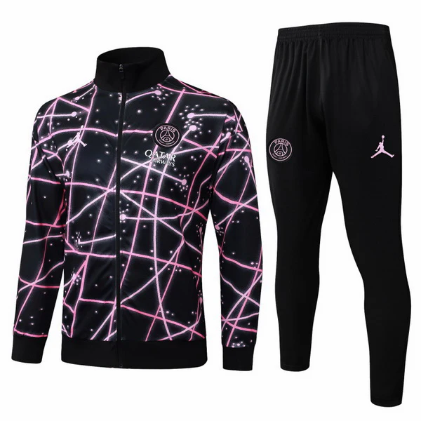 Conjunto Completo Ropa Deportiva Con Cremallera Larga Paris Saint Germain 2025 2026 Negro Rosa Paris Saint Germain Conjunto 2025 2026 Negro - Maglia Paris Saint Germain | tiendasdefutboles