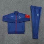 Conjunto Completo Ropa Deportiva Con Cremallera Larga Paris Saint Germain 2025 2026 Azul Rojo
