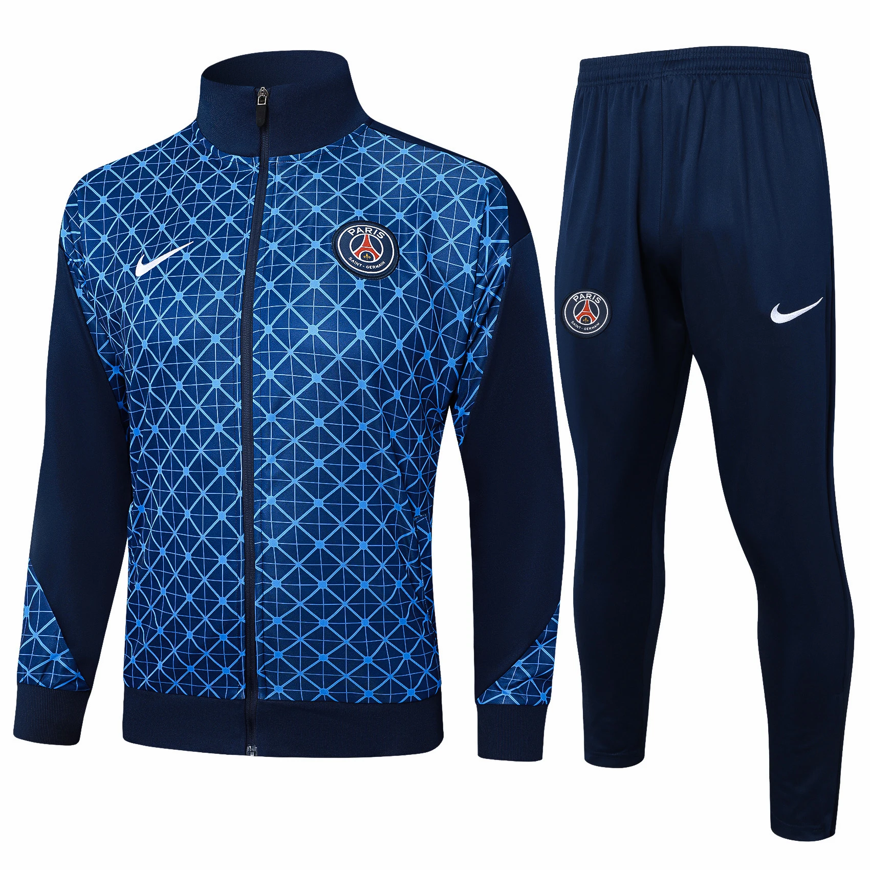 Conjunto Completo Ropa Deportiva Con Cremallera Larga Paris Saint Germain 2025 2026 Azul Marino Paris Saint Germain Conjunto 2025 2026 Azul - Maglia Paris Saint Germain | tiendasdefutboles