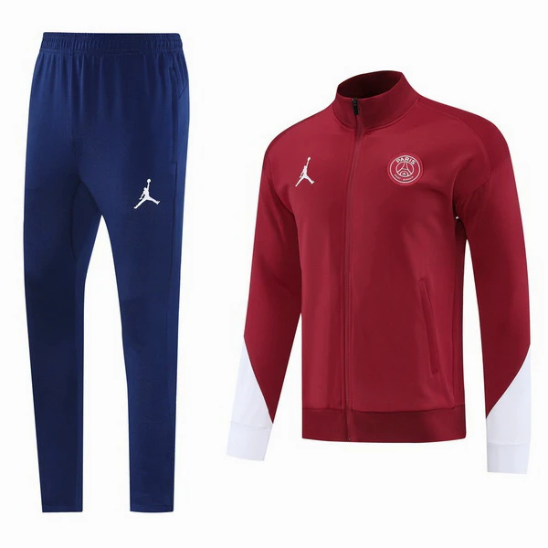 Conjunto Completo Ropa Deportiva Con Cremallera Larga Paris Saint Germain 2025 2026 Azul Rojo Blanco Paris Saint Germain Conjunto 2025 2026 Azul - Maglia Paris Saint Germain | tiendasdefutboles